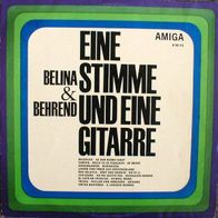 Belina & Behrend - Eine Stimme Und Eine Gitarre (1968) LP M- Amiga