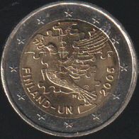 2005 Finnland 60 Jahre UNO 2 Euro bankfrisch