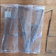 Neu! 15 Cormoran Räucherhaken Edelstahl Länge: 17cm Räuchern Haken Forelle Aal