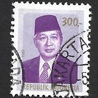 Indonesien Freimarke " Präsident Suharto " Michelnr. 1017 o