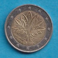 Frankreich 2 Euro 2022 Stilisierter Baum neues Motiv