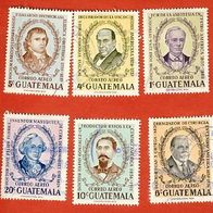 Guatemala 1962 Mi.668 - 673 kompl. Satz gest.