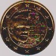 2008 Luxemburg 2 Euro Großherzog Henri Schloss Berg vergoldet