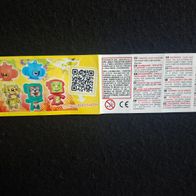 Kinder Joy Beipackzettel Quadratschädel FT 040 A