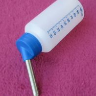 Trinkflasche Kleintier Tränke Nager 100 ml Kunststoff Wasserspender Kugeltränke