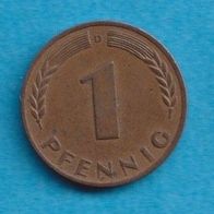 1 Pfennig 1966 D