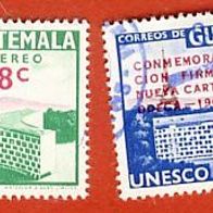 Guatemala 1963 Mi.681 - 682 kompl. Satz gest.