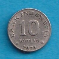 Indonesien 10 Rupiah 1971