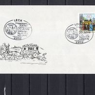BRD / Bund 1981 Ausstellungsbeleg Briefmarkenschau Leck mit MiNr. 1112 Sonderstempel