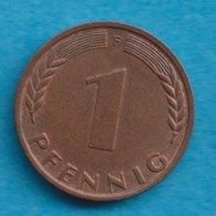 1 Pfennig Deutschland 1970 F