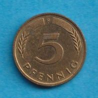 5 Pfennig 1992 F