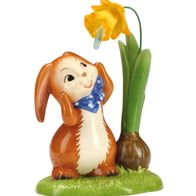 Goebel Ostern "Frühlingstau" Hase mit Narzisse 13 cm Frühlingserwachen 2012 NEU + OVP
