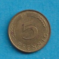 5 Pfennig 1988 J