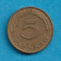 5 Pfennig 1980 D