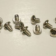 40 PC-Schrauben UNC #6-32, Zoll-Grobgewinde, Kreuzschlitz, Computer Gehäuse, Netzteil