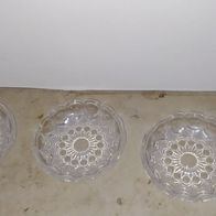 Set Kristallglas-Schalen