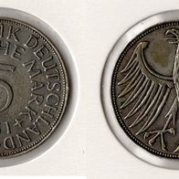 BRD 5 DM Silberadler 1951 -J- ss-vz Jaeger 387