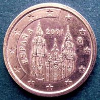 2 Cent - Spanien - 2001