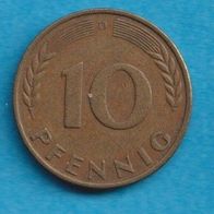 10 Pfennig 1969 D