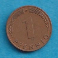 1 Pfennig 1969 D