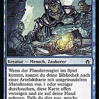 4x "Plundermagier", Common aus "Fünfte Morgenröte", ungespielt