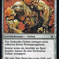 4x "Zerbeulter Golem", Common aus "Fünfte Morgenröte", ungespielt