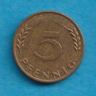 5 Pfennig 1967 G