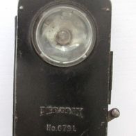alte Militär Taschenlampe für Flachbatterie - WWII - Pertrix No. 679LK