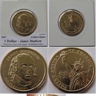 2007, USA, Presidential $ 1 coin - James Madison