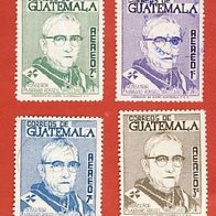 Guatemala 1966 4 Marken aus Mi.761 - 764 gest.+ Postfrisch