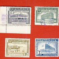 Guatemala 1964/66 Mi.706 - 709 gest. 1 Marke Postfrisch