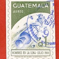Guatemala 1969 Bemannte Mondlandung Apollo 11 Blockmarke Mi.878 gest.