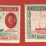 Chile 1940 Mi.244 - 245 kompl. Postfrisch