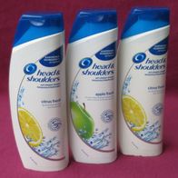 3x 500 ml Head & Shoulders Citrus Apple fresh alte Rezeptur Antischuppen Shampoo