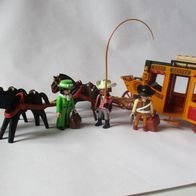 Playmobil Western Kutsche Postkutsche mit Zubehör Figuren 4-Spänner 3803
