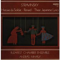 Stravinsky: Histoire du Soldat-Renard-Three Japanese Lyrics LP Ungarn Hungaroton