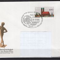 BRD / Bund 1994 Sonderstempel Preetzer Heimatmuseum Beleg mit MiNr. 1731 gelaufen