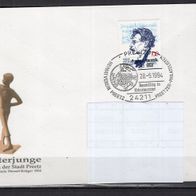 BRD / Bund 1994 Sonderstempel Preetzer Heimatmuseum Beleg mit MiNr. 1736 gelaufen -1