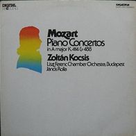 Mozart: Piano Concertos In A Major K.414 & 488 LP Ungarn Hungaroton Zoltan Kocsis