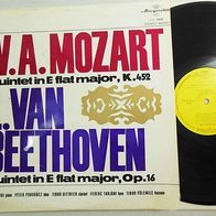 Mozart: Quintet in E flat major K. 452/ Beethoven: Quintet in E flat major Op. 16 LP