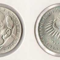 BRD 5 DM 1968 -D- "Pettenkofer" Silber Bfr. Jaeger 398