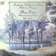 Mendelssohn: Violin Concerto In E Minor/ Beethoven: Violin Romances 1-2 LP Denes Kovacs