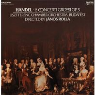 Händel: 6 Concerti Grossi op. 3 LP Ungarn Hungaroton Janos Rolla