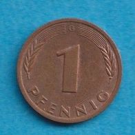 Deutschland 1 Pfennig 1978 G