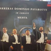 The 3 Tenors: Carreras-Domingo-Pavarotti-Zubin Mehta - In Concert LP Ungarn Hungaroton