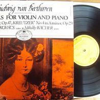 Beethoven: Sonatas For Violin And Piano LP Ungarn Denes Kovacs Mihaly Bacher