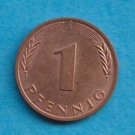 Deutschland 1 Pfennig 1980 J