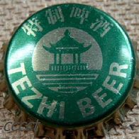 TEZHI Beer Bier Brauerei Kronkorken aus China Kronenkorken neu in unbenutzt mit Haus