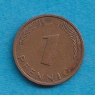 1 Pfennig 1981 D