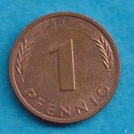 1 Pfennig 1982 J